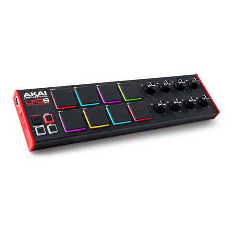 Akai LPD8 mk2 User manual