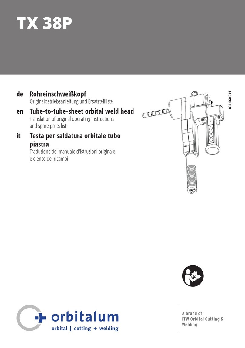 ITW orbitalum TX 38P Translation of original operating instructions