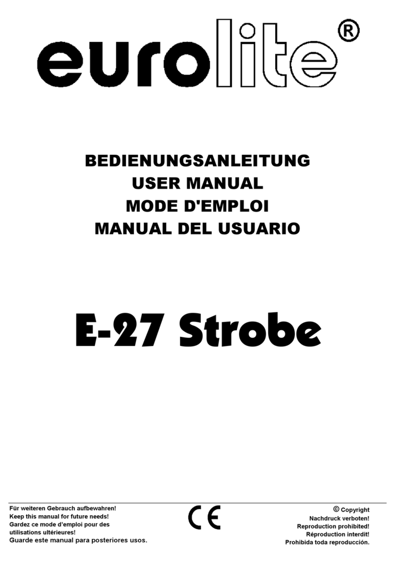 EuroLite Mirror Tunnel 4713 user manual