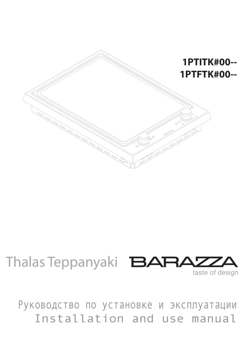 Barazza Thalas 1PTITK 00 Series Installation and use manual