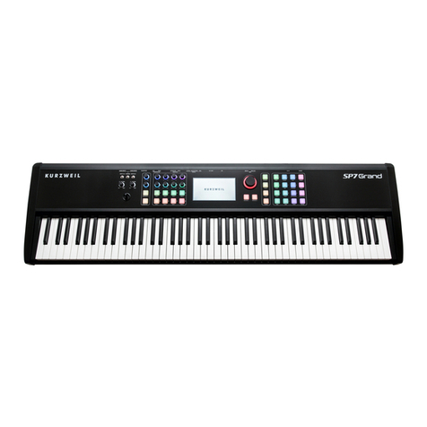 Kurzweil SP7 Grand quick start guide