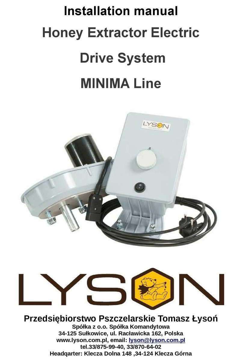 LYSON MINIMA installation manual LYSON MINIMA installation manual