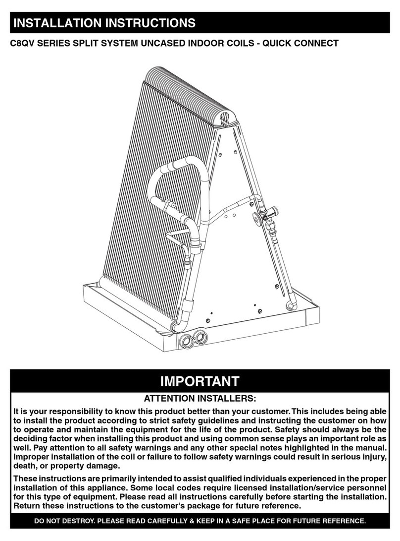 Nortek C8QV Series User manual