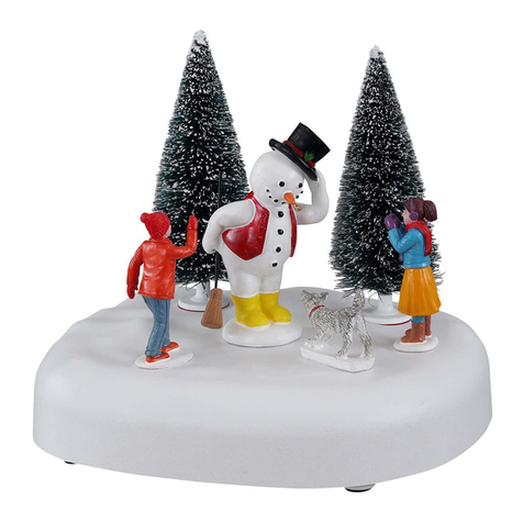 LEMAX Frosty Says "Hi" instructions