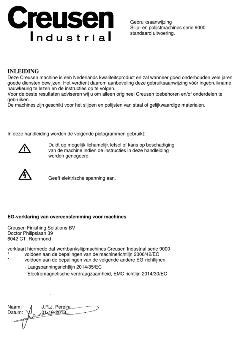 Creusen 9000 Series User manual