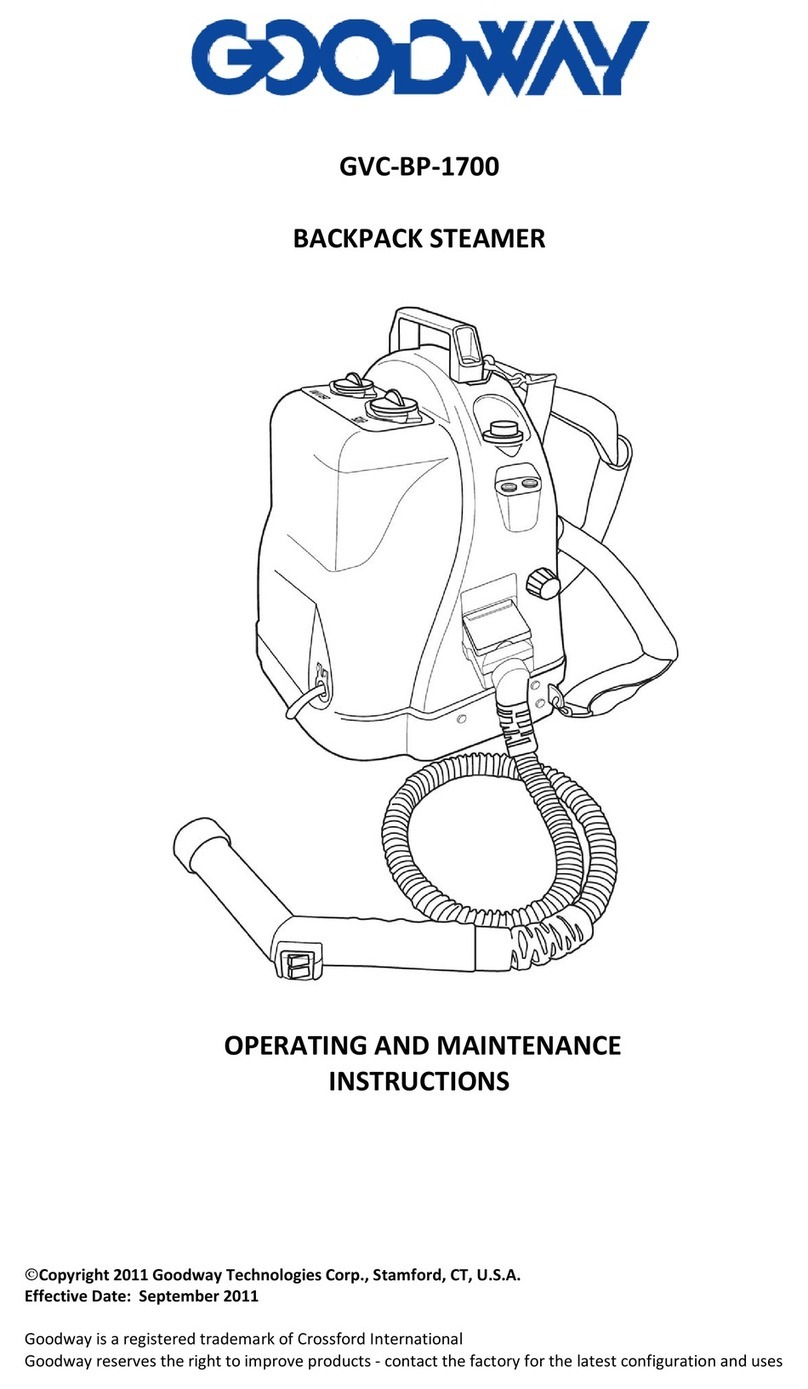 Good Way GVC-BP-1700 Operating and maintenance instructions