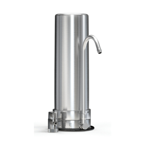 Pure Water Systems Stainless Steel Bench Top Water Filter installation manual Pure Water Systems Stainless Steel Bench Top Water Filter installation manual