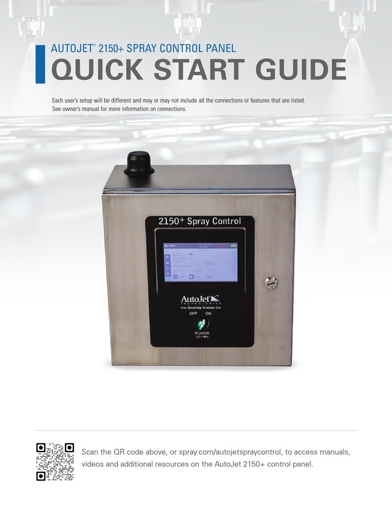 Spraying Systems AutoJet 2150+ quick start guide