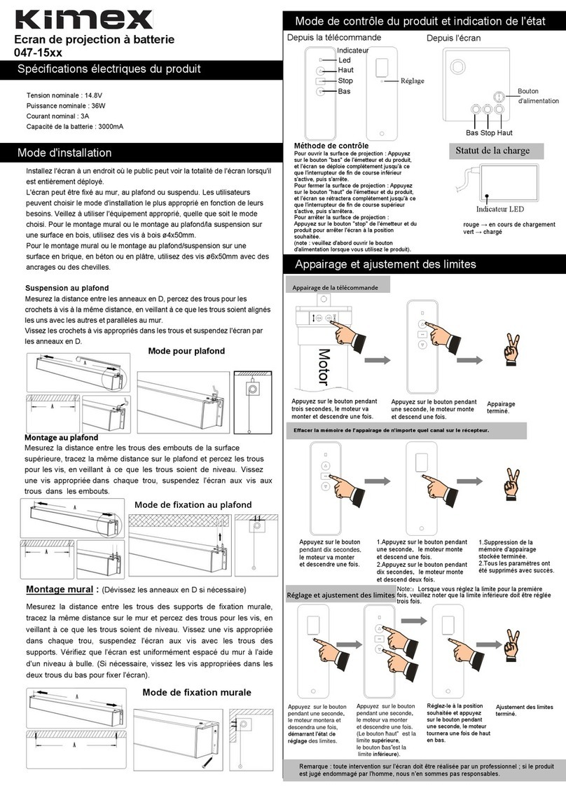 Kimex 047-15 Series User manual