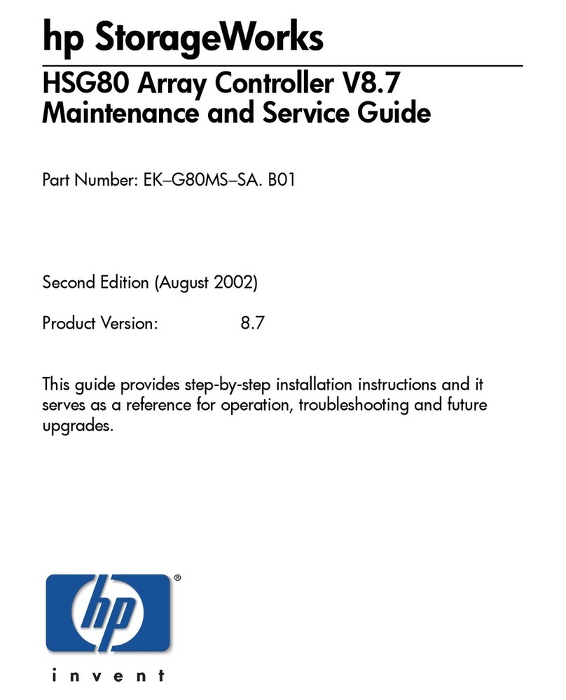 HP HSG80 - StorageWorks RAID Array Controller Manual