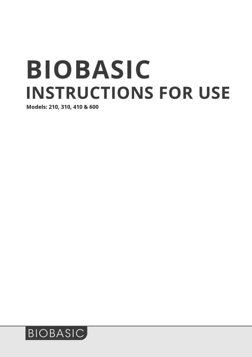 BIOBASIC 210 Instructions for use