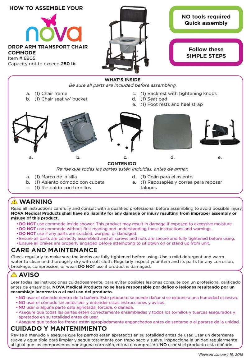 Nova 8805 User manual