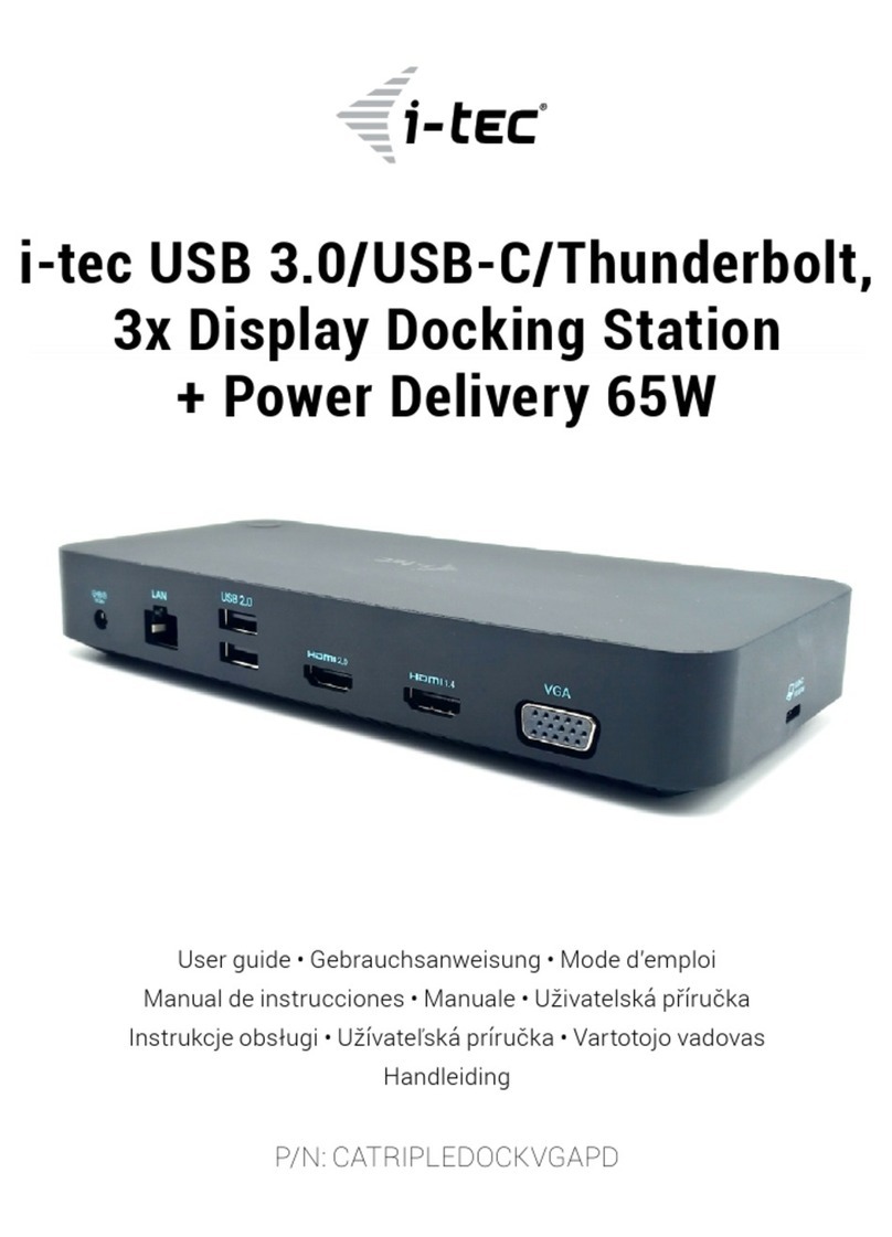 Itec CATRIPLEDOCKVGAPD user guide