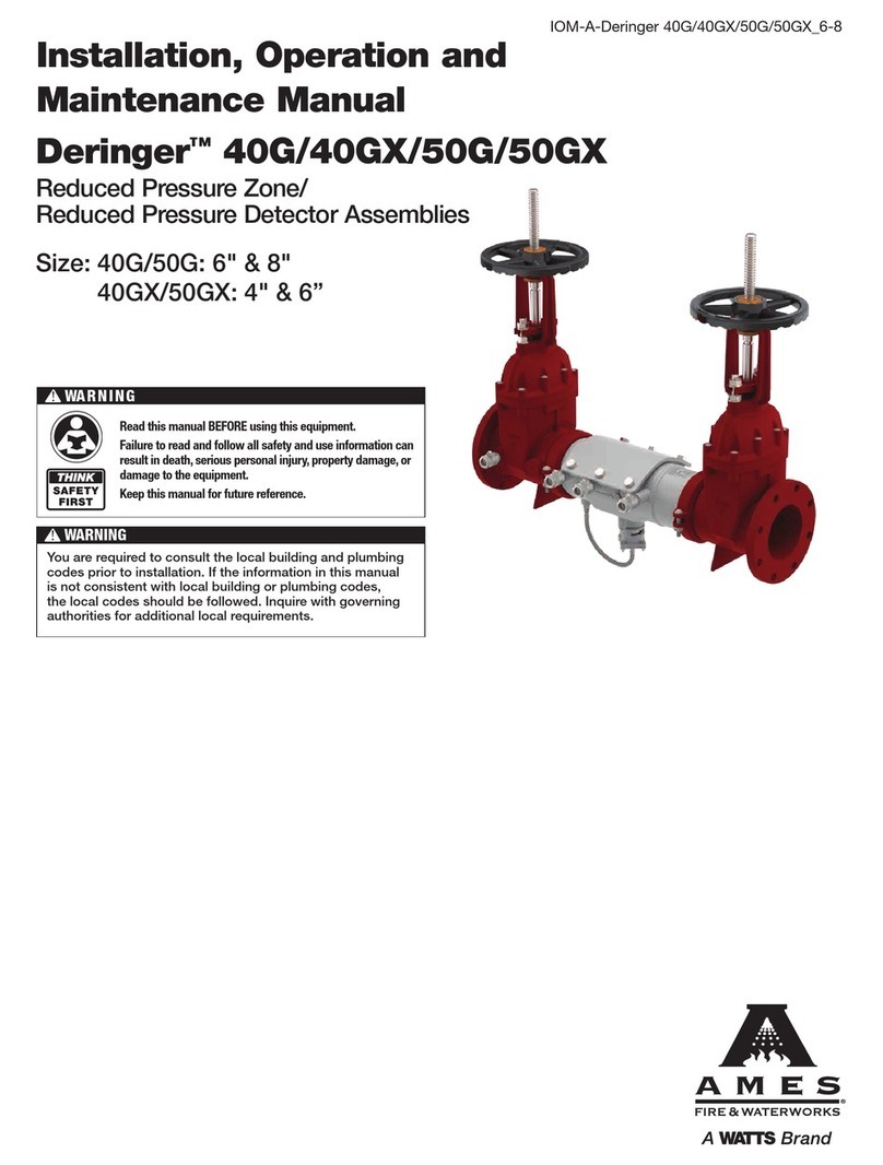 Watts AMES Deringer 40G User manual