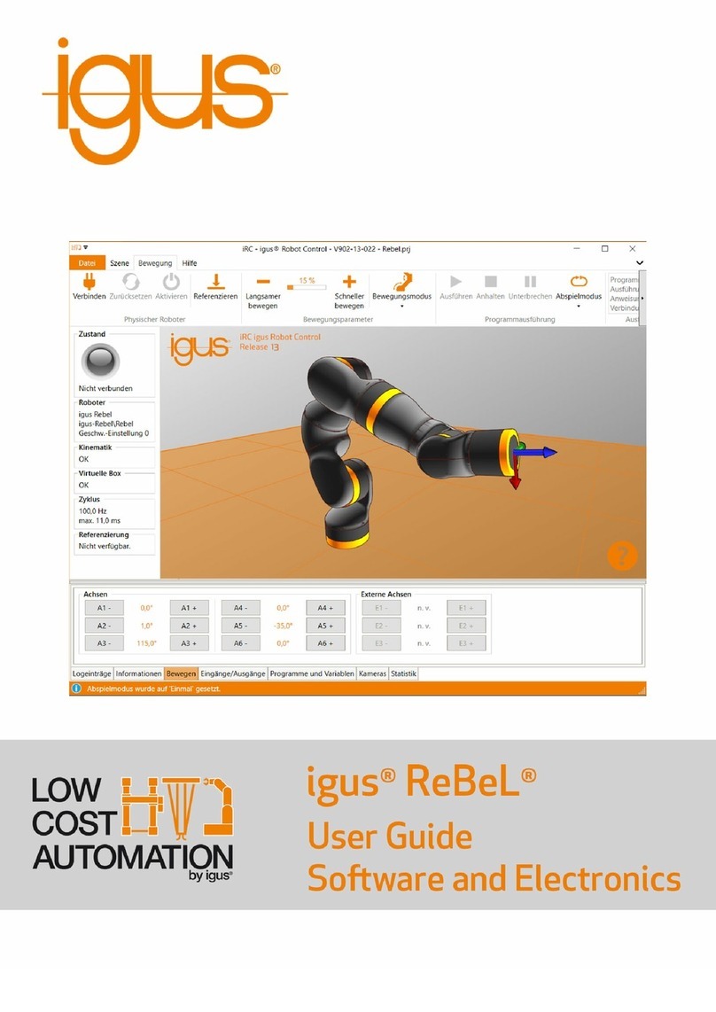 igus ReBeL user guide