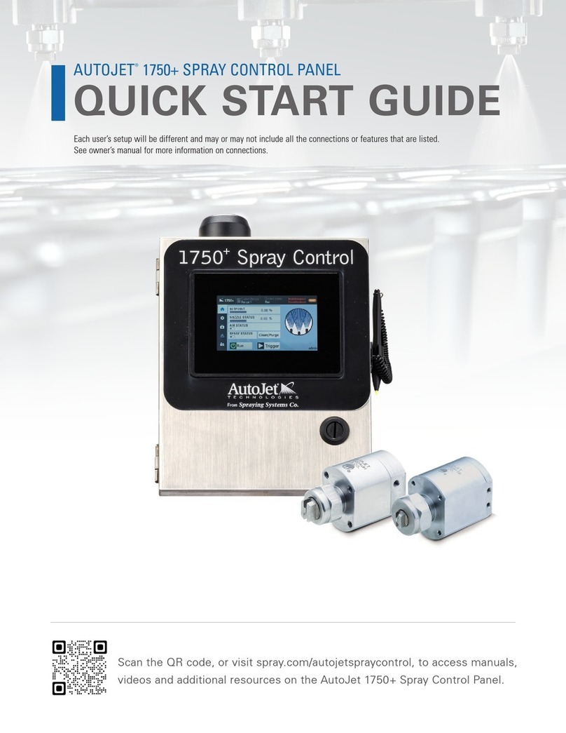 Spraying Systems AutoJet 1750+ User manual