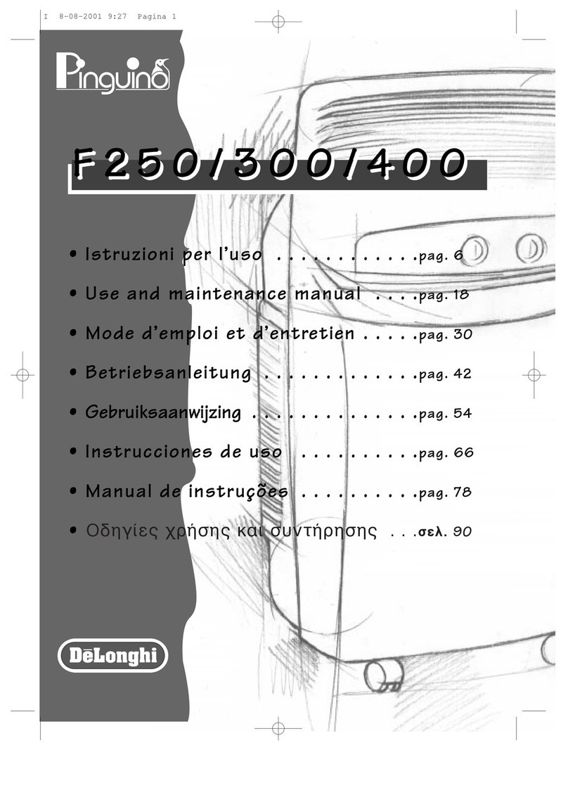 DeLonghi Pinguino F250 User manual