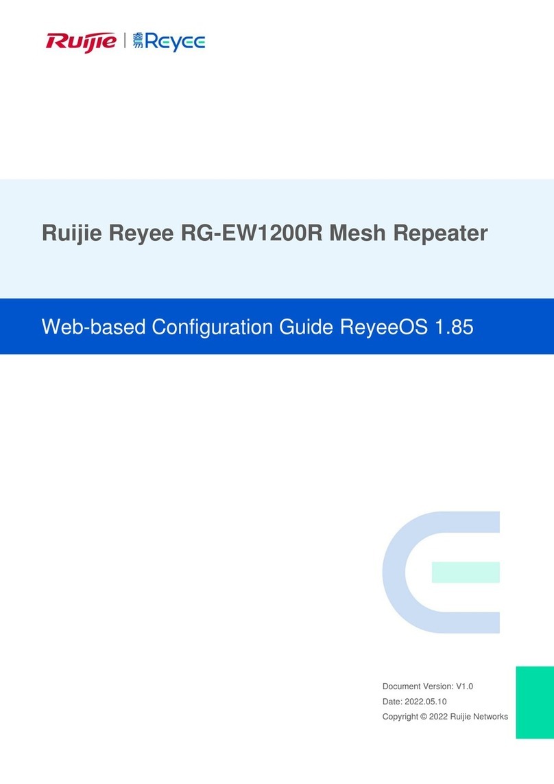 Ruijie Reyee RG-EW1200R Configuration guide