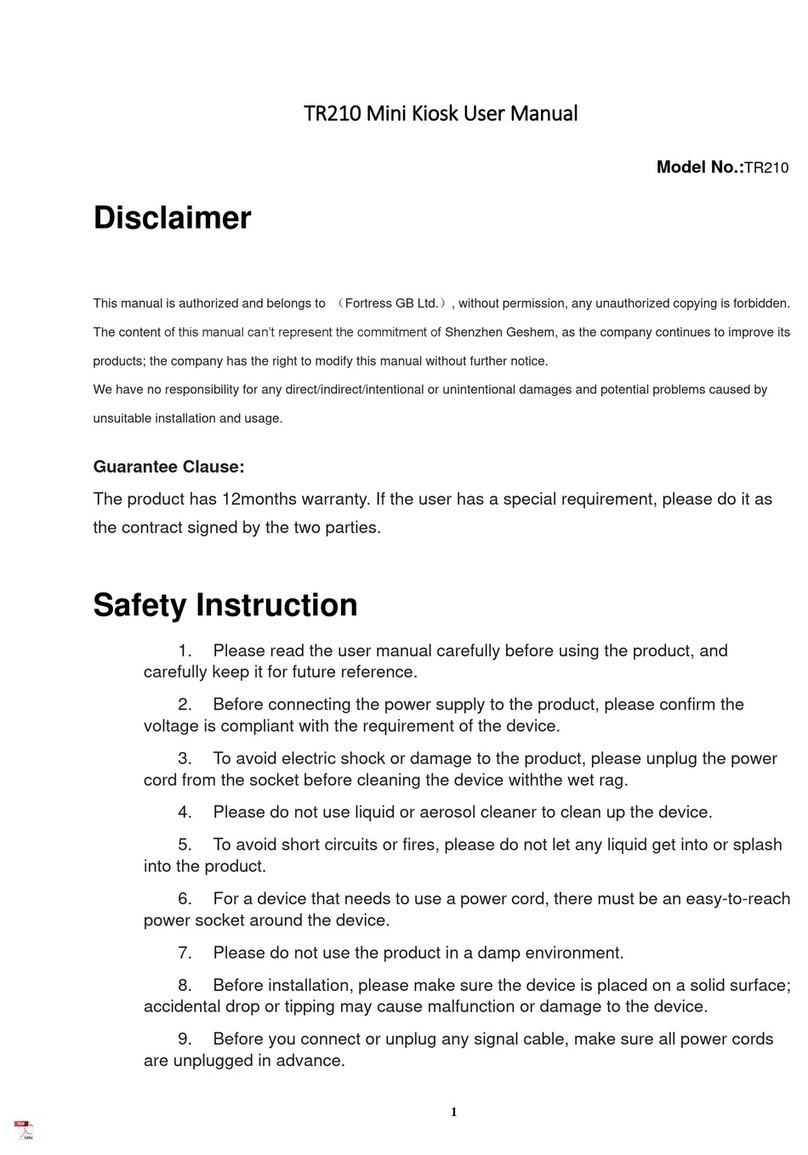Fortress Technologies TR210 user manual