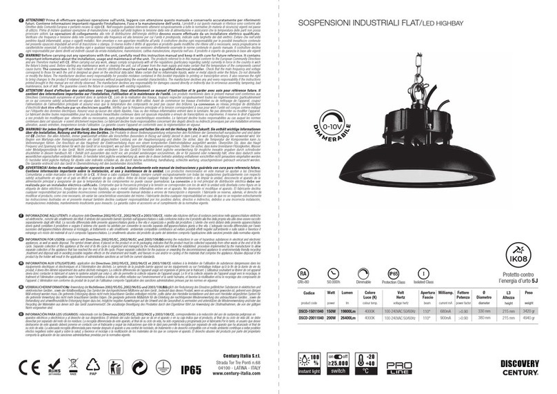 Century DISCOVERY DSCD-15011040 quick start guide