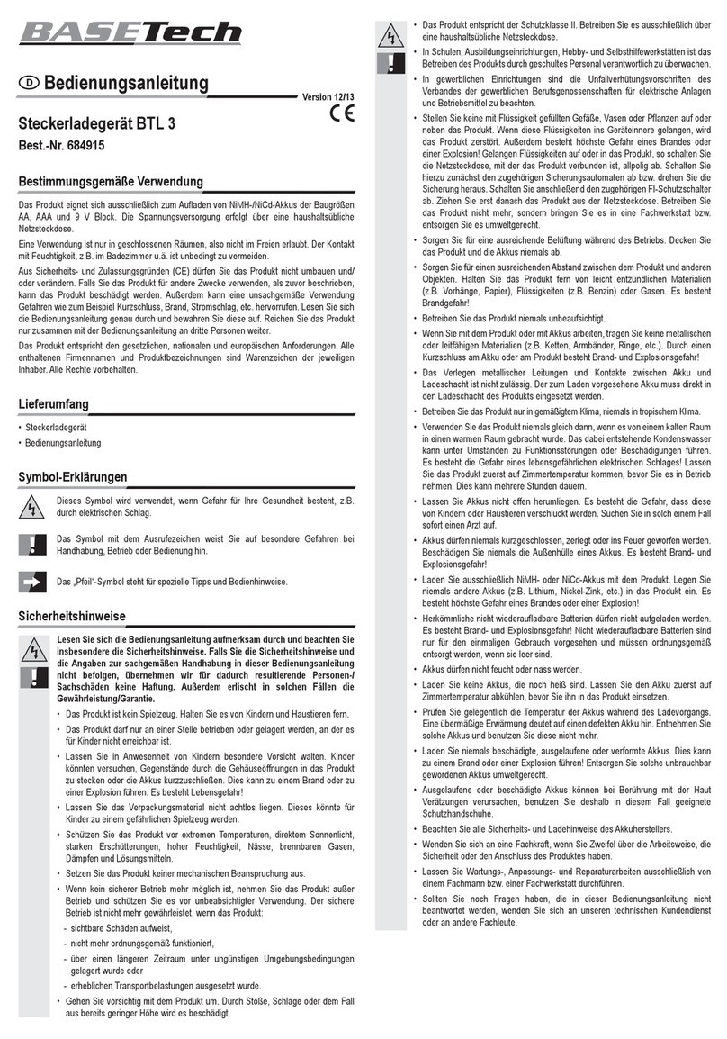 BASETech BTL 3 User manual