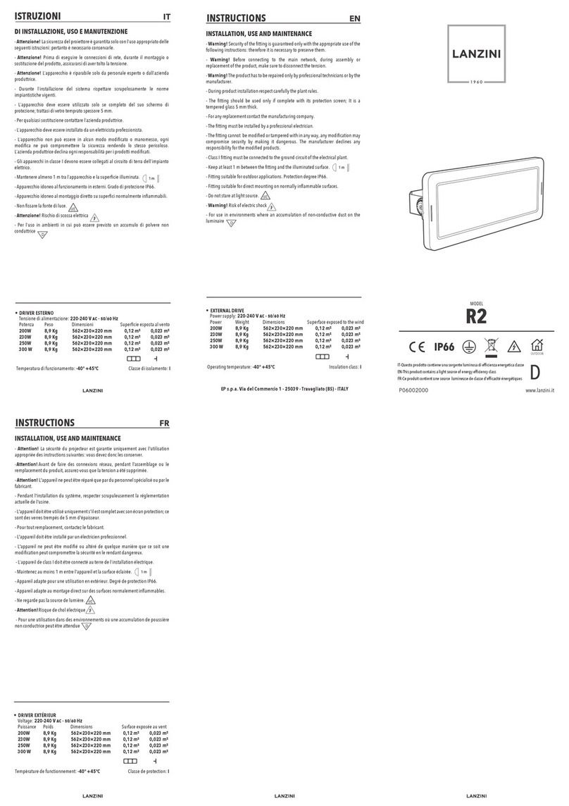 LANZINI R2 instructions
