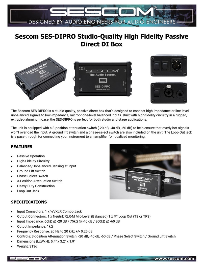 sescom SES-DIPRO manual