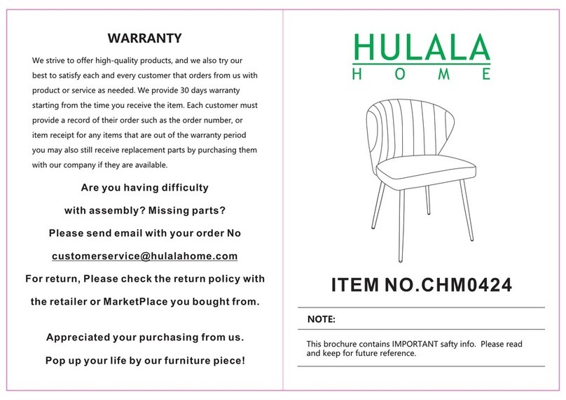 HULALA HOME CHM0424 brochure
