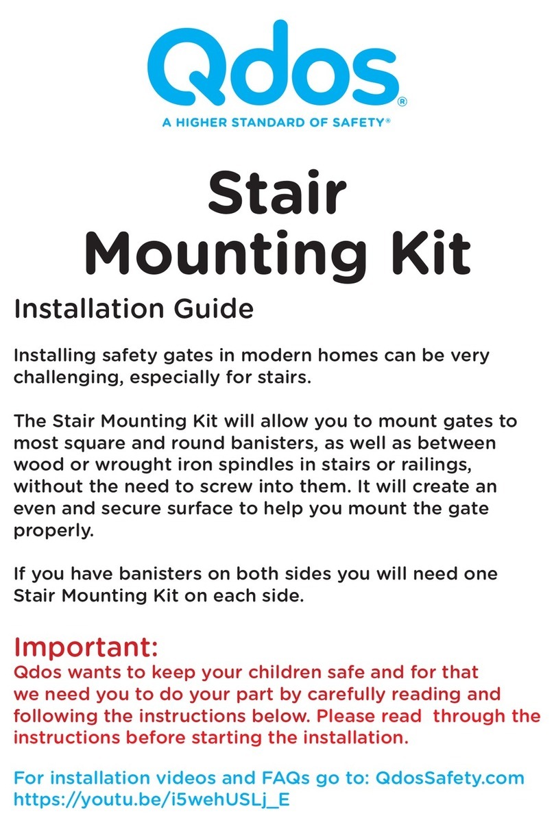Qdos Stair Mounting Kit User manual