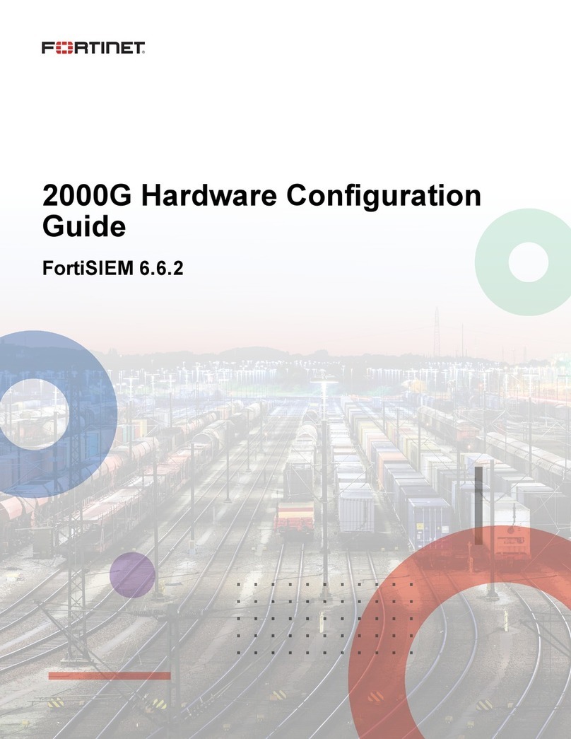Fortinet FortiSIEM 2000G User manual