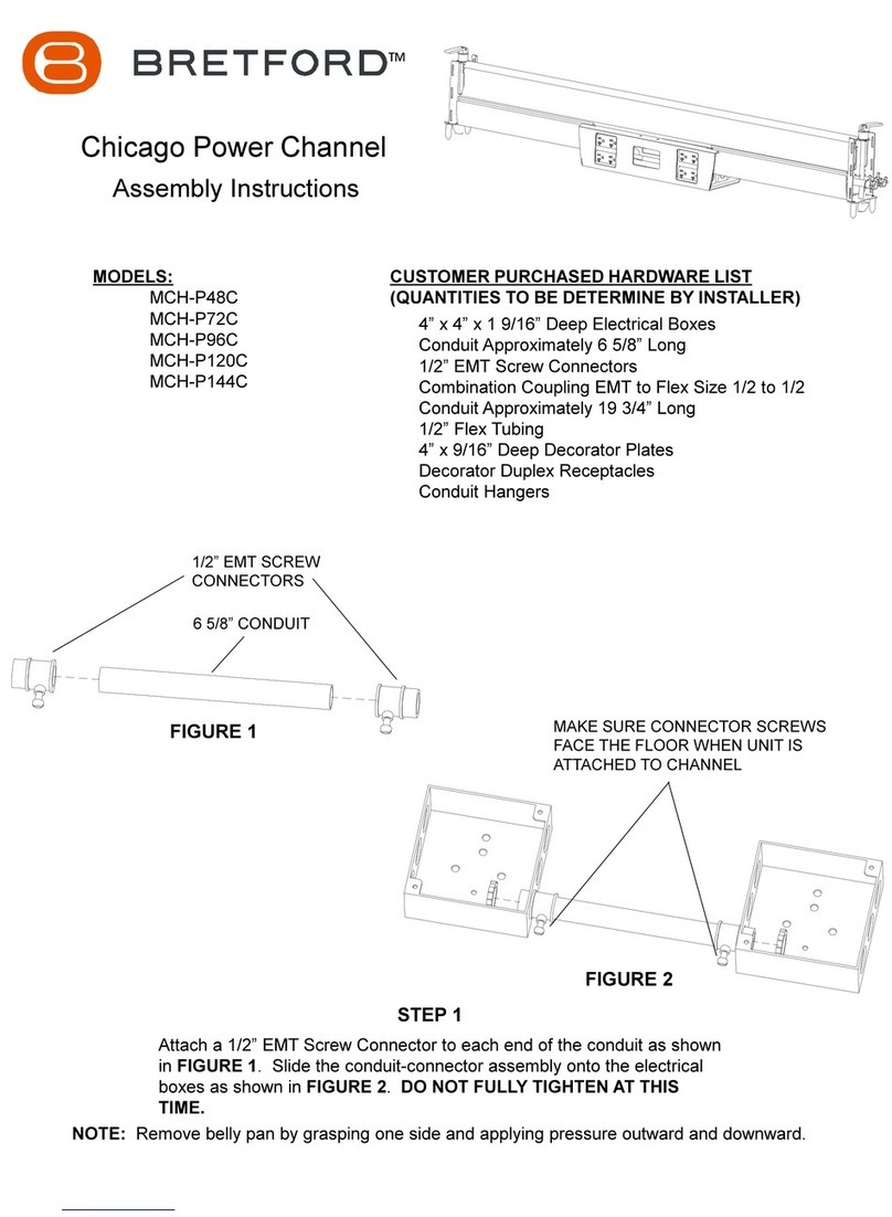 Bretford MCH-P48C Assembly instructions