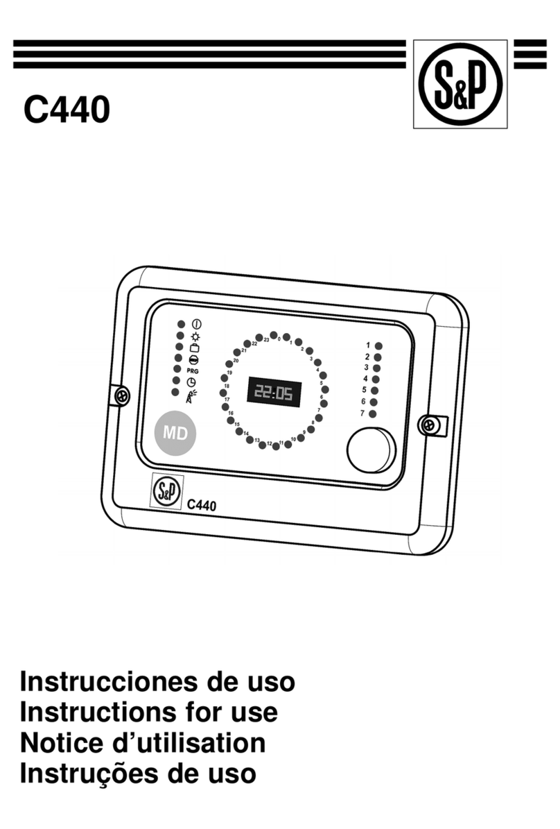 S&P C440 Instructions for use