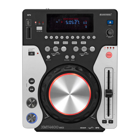 Omnitronic XMT-1400 MK2 User manual