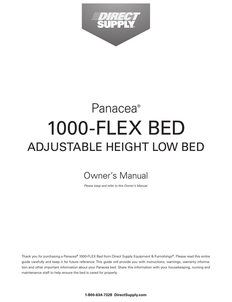 Direct Supply Panacea 1000-FLEX BED owner's manual