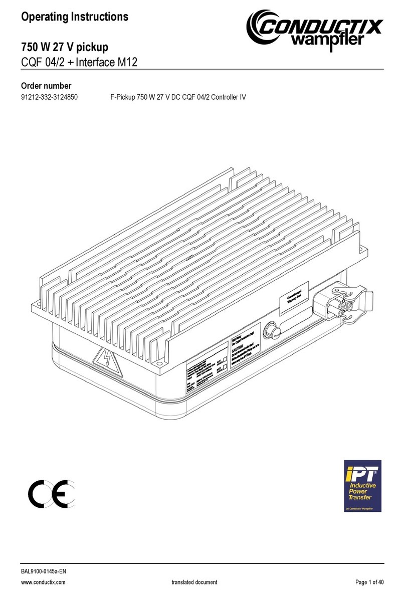 Conductix-Wampfler CQF 04/2 + Interface M12 User manual