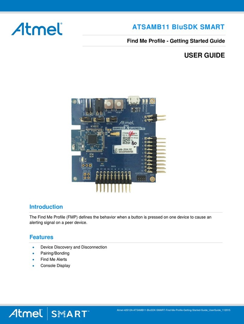Atmel ATSAMB11 BluSDK SMART User manual