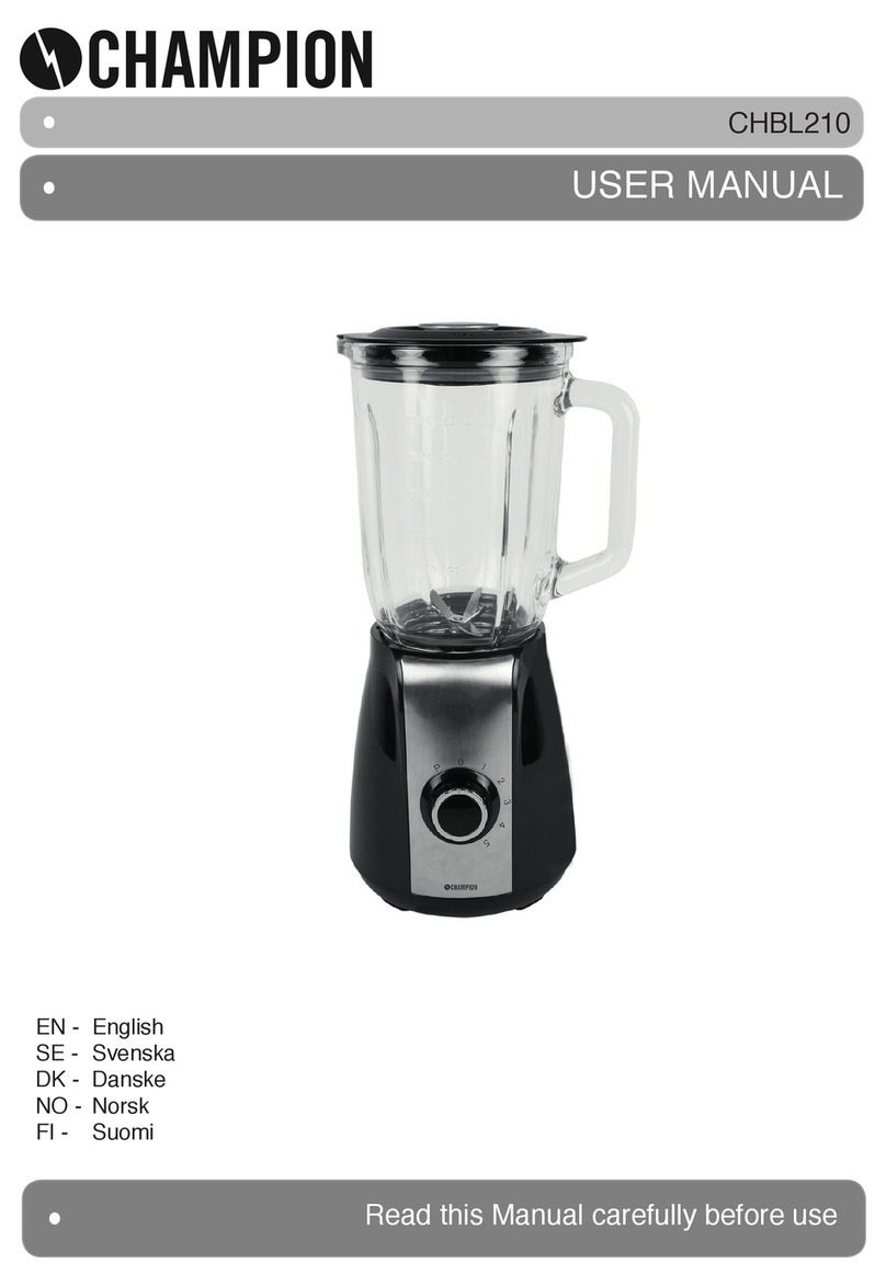 Champion CHBL210 user manual