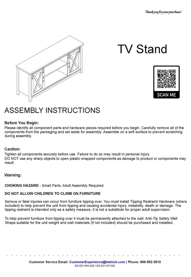 Flash Furniture ZG-021-WH-GG Assembly instructions Flash Furniture ZG-021-WH-GG Assembly instructions