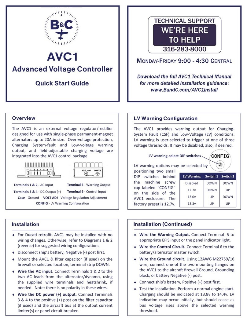 B&C AVC1 User manual