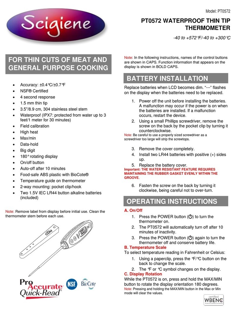 scigiene PT0572 User manual