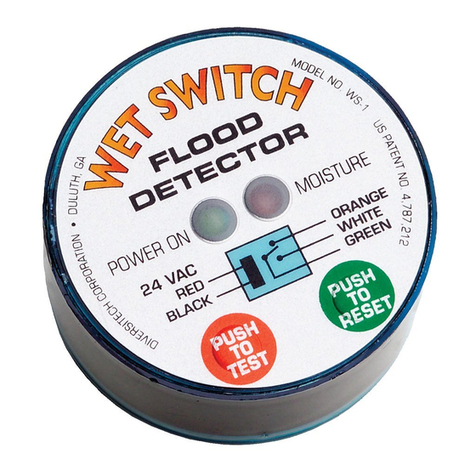 DIVERSITECH ASURITY Wet Switch WS-1 User manual