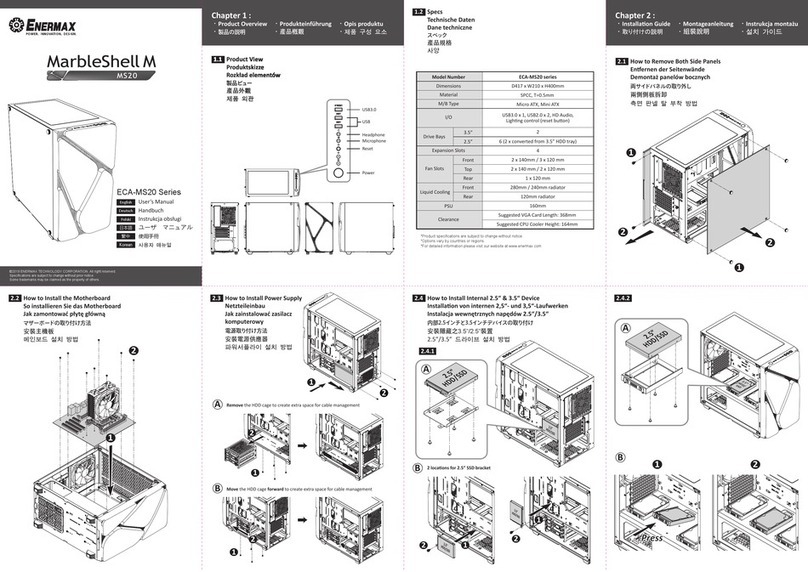 ENERMAX ECA-MS20 Series user manual