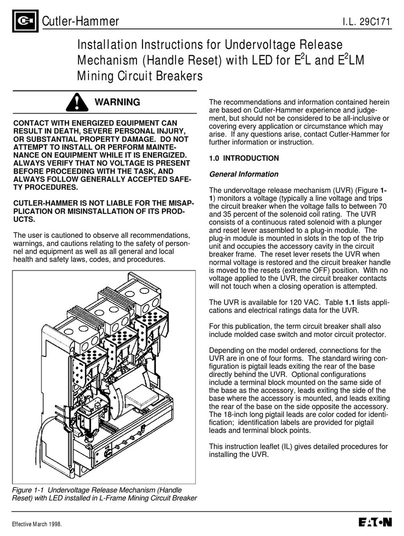 Cutler-Hammer E2 L installation instructions