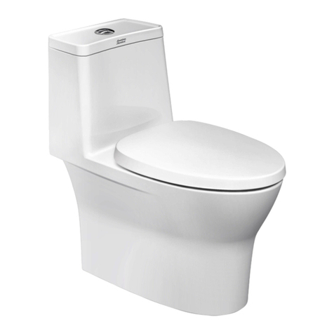 American Standard Flexio VF-2530 installation manual