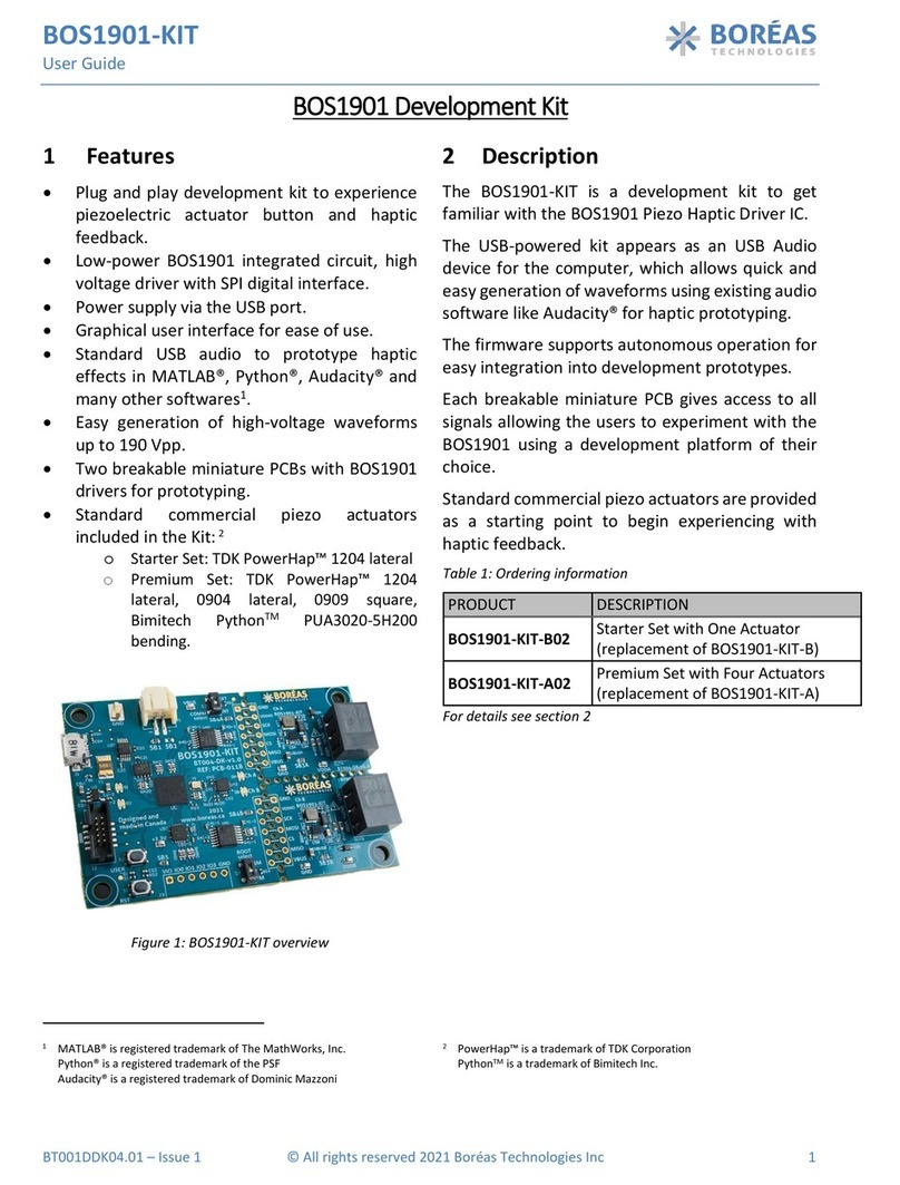 Boreas Technologies BOS1901-KIT-B02 user guide Boreas Technologies BOS1901-KIT-B02 user guide