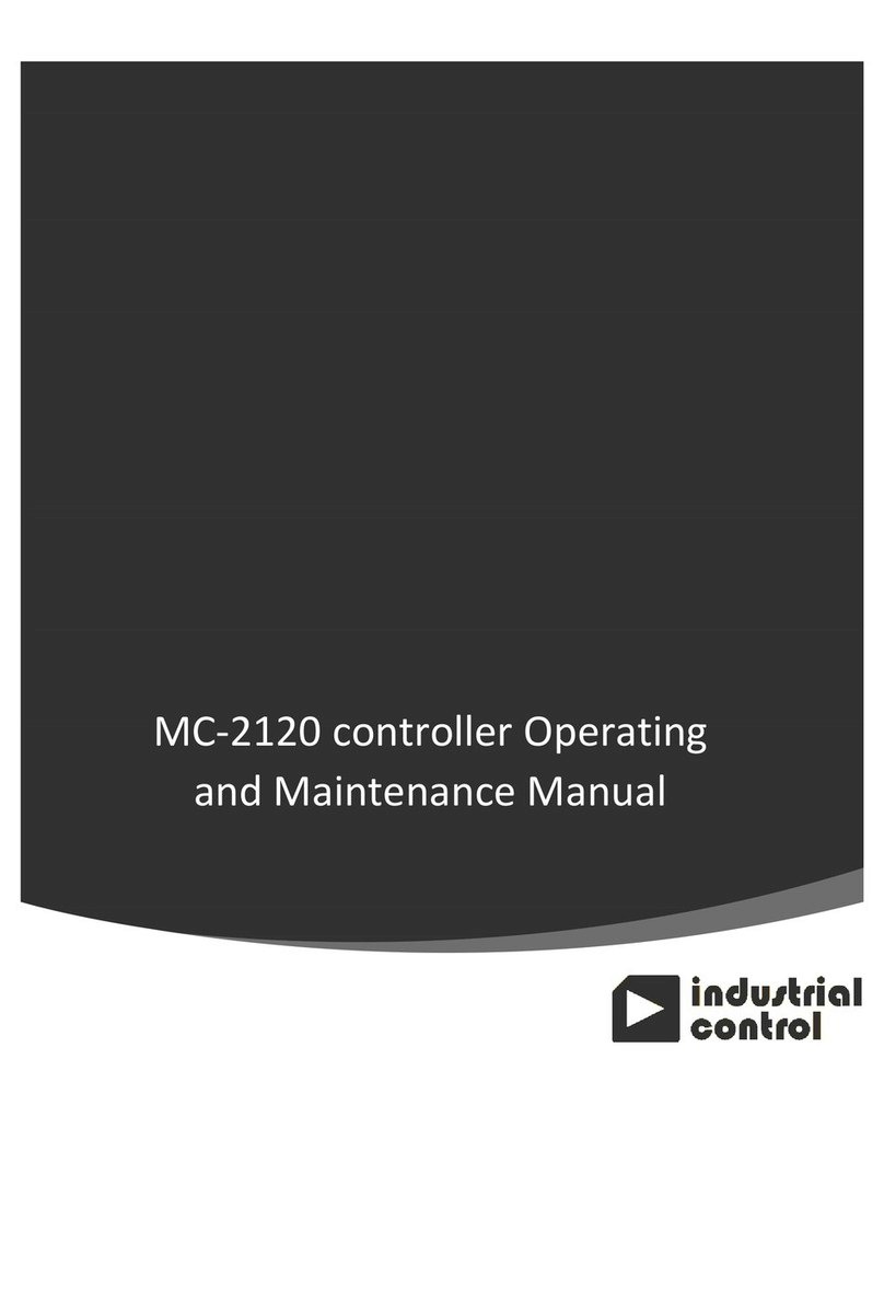 Industrial Controls MC-2120 Operating and maintenance manual