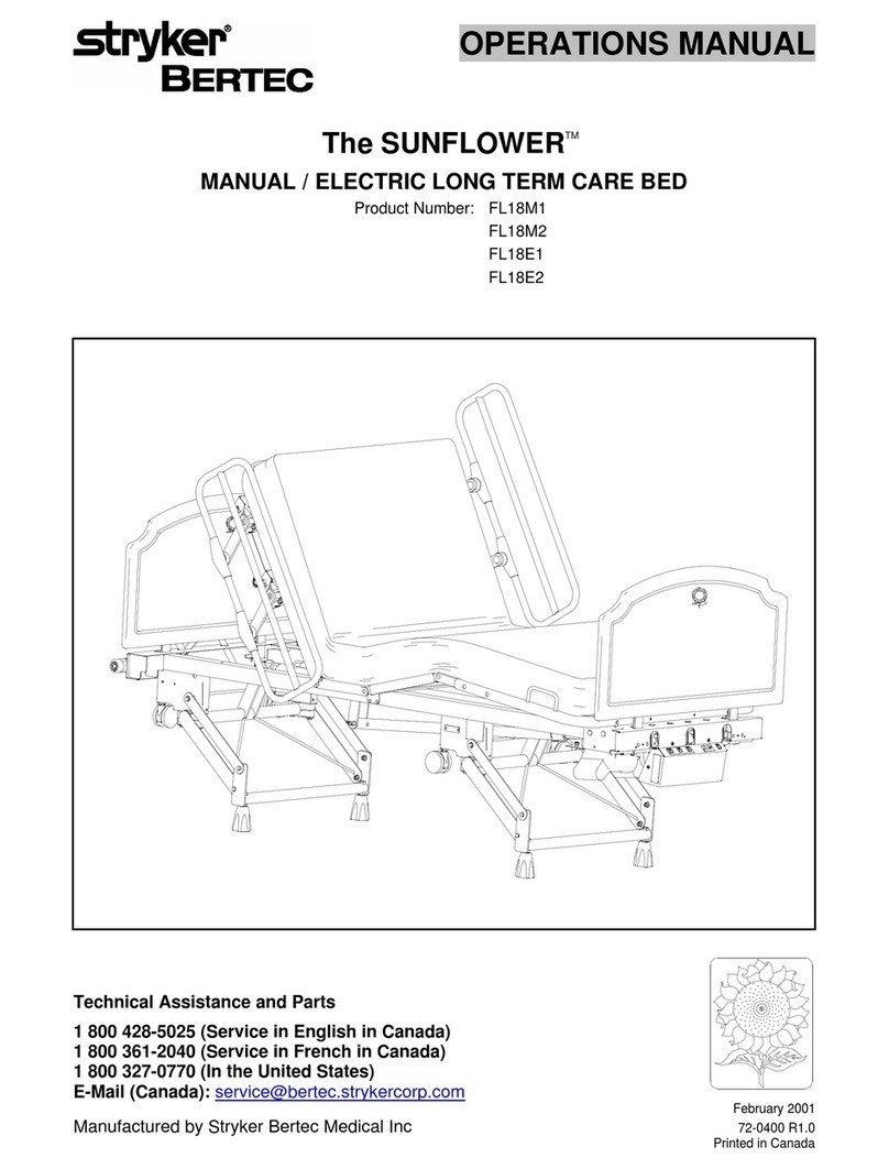 Stryker BERTEC SUNFLOWER FL18M1 Operation manual