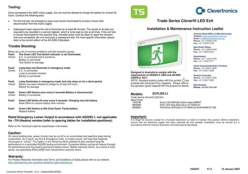 Clevertronics Trade Series Manual