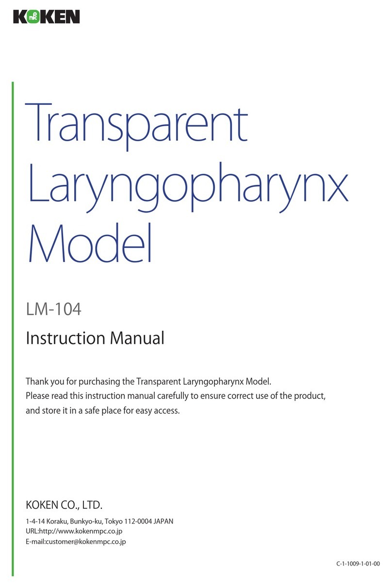 KOKEN LM-104 instruction manual KOKEN LM-104 instruction manual