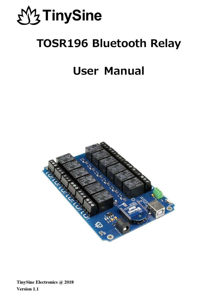 Tinysine TOSR196 user manual